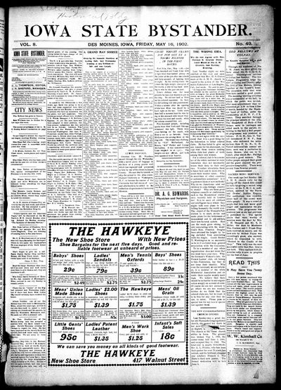 Iowa State Bystander, May 16, 1902