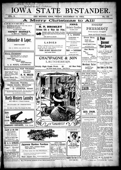 Iowa State Bystander, Dec 19, 1902