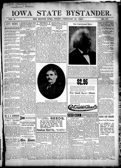 Iowa State Bystander, Feb 20, 1903