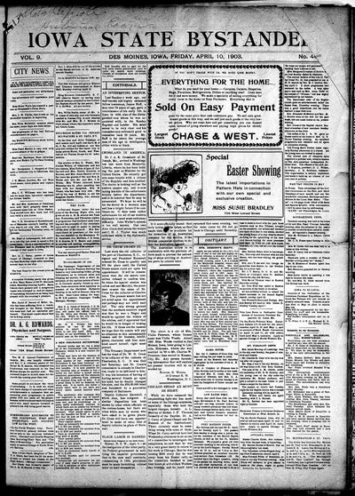 Iowa State Bystander, Apr 10, 1903