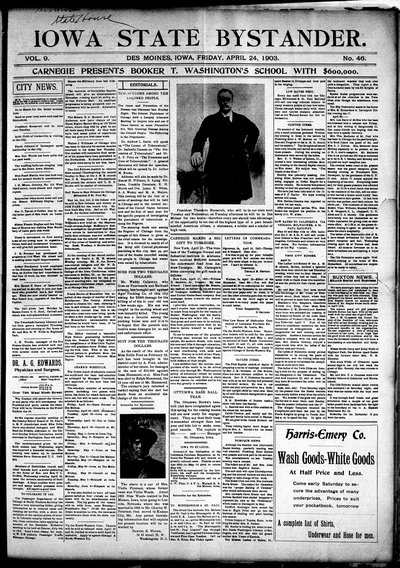 Iowa State Bystander, Apr 24, 1903