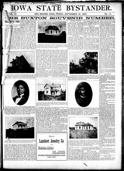 Iowa State Bystander, Sep 18, 1903