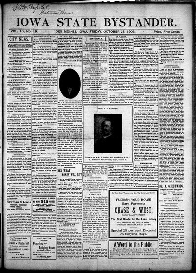 Iowa State Bystander, Oct 23, 1903