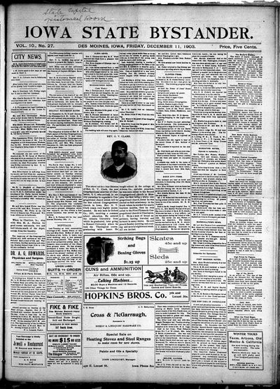 Iowa State Bystander, Dec 11, 1903
