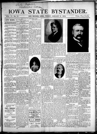 Iowa State Bystander, Jan 8, 1904