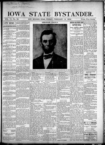 Iowa State Bystander, Feb 12, 1904