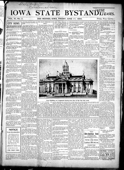 Iowa State Bystander, Jun 17, 1904