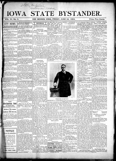 Iowa State Bystander, Jun 24, 1904