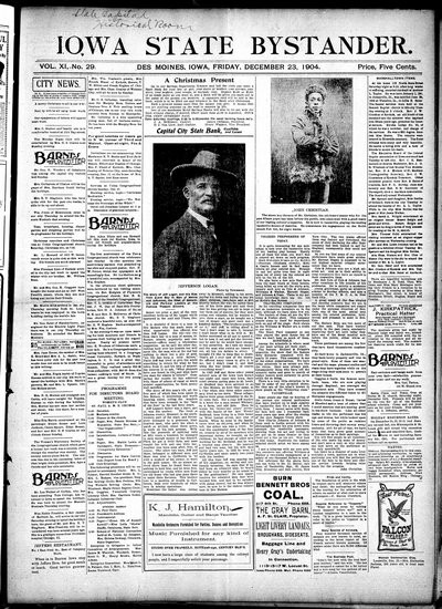 Iowa State Bystander, Dec 23, 1904