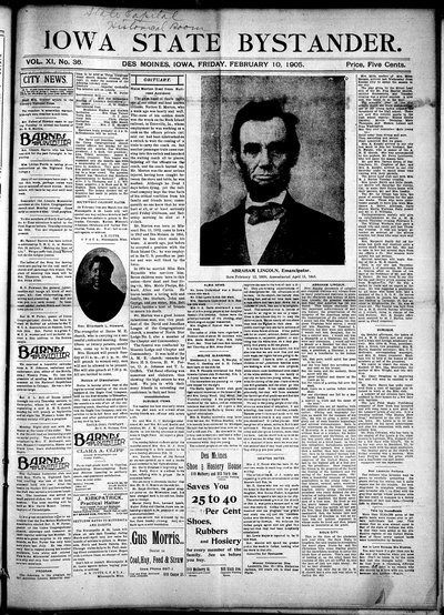 Iowa State Bystander, Feb 10, 1905