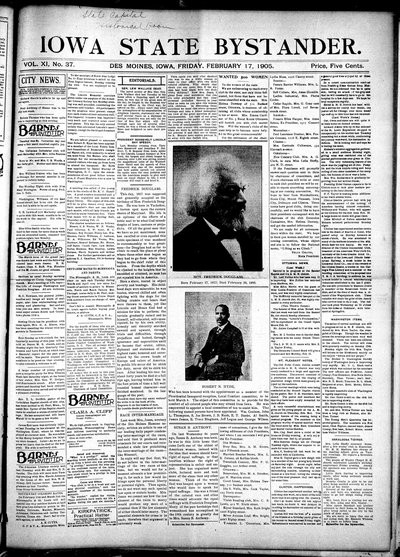 Iowa State Bystander, Feb 17, 1905