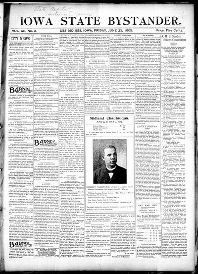 Iowa State Bystander, Jun 23, 1905