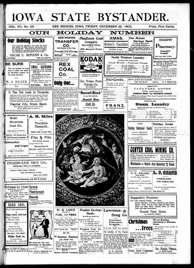 Iowa State Bystander, Dec 22, 1905