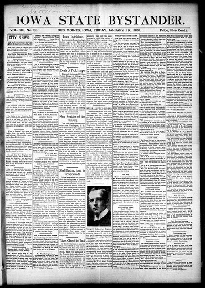 Iowa State Bystander, Jan 19, 1906