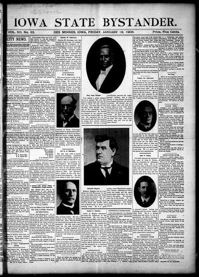 Iowa State Bystander, Jan 26, 1906