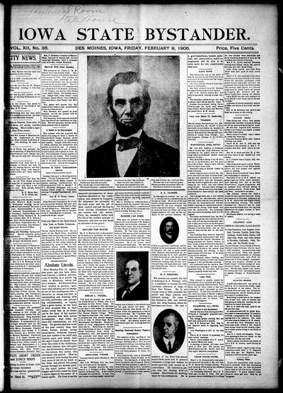 Iowa State Bystander, Feb 9, 1906