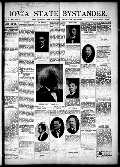 Iowa State Bystander, Feb 16, 1906