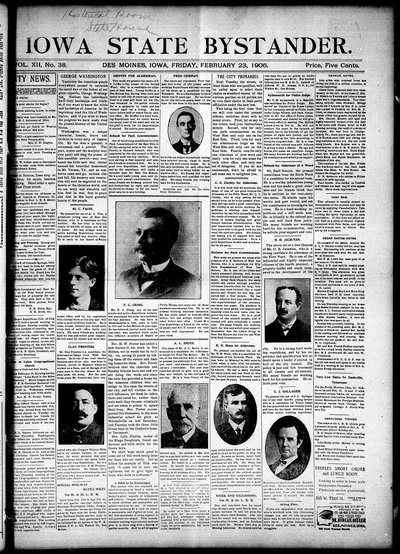 Iowa State Bystander, Feb 23, 1906