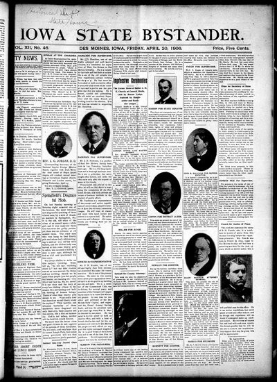 Iowa State Bystander, Apr 20, 1906