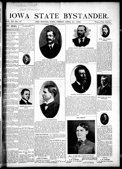 Iowa State Bystander, Apr 27, 1906