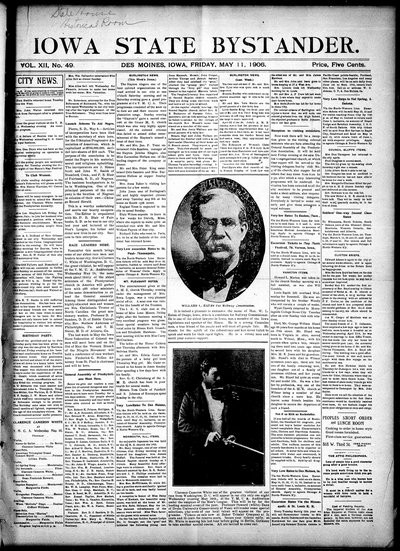 Iowa State Bystander, May 11, 1906