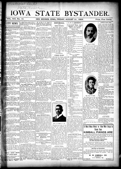 Iowa State Bystander, Aug 31, 1906