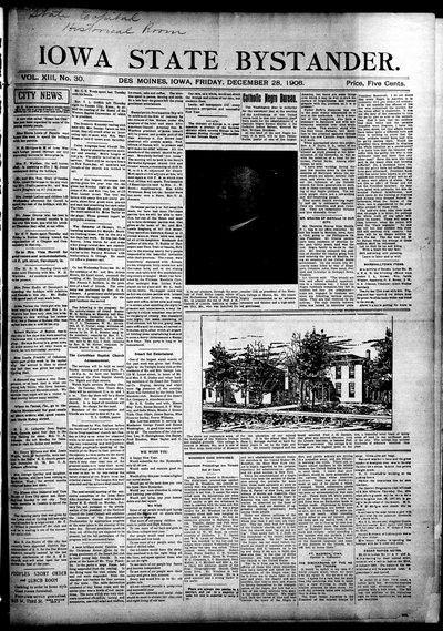 Iowa State Bystander, Dec 28, 1906