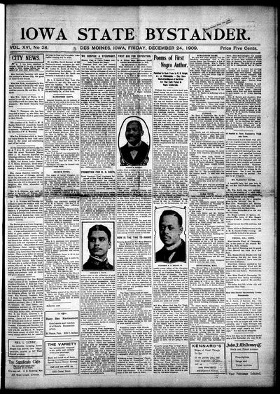 Iowa State Bystander, Dec 24, 1909