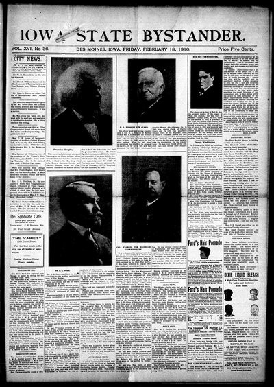 Iowa State Bystander, Feb 18, 1910