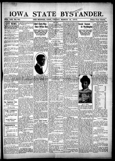 Iowa State Bystander, Mar 18, 1910