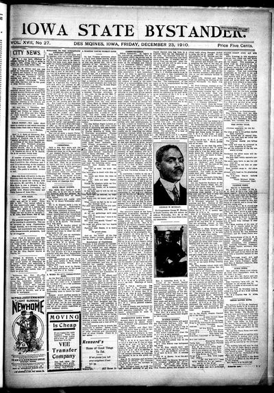 Iowa State Bystander, Dec 23, 1910