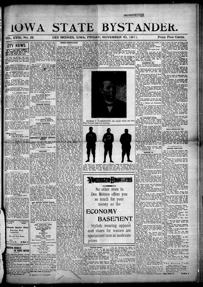 Iowa State Bystander, Nov 10, 1911