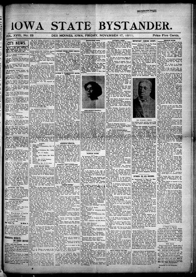 Iowa State Bystander, Nov 17, 1911