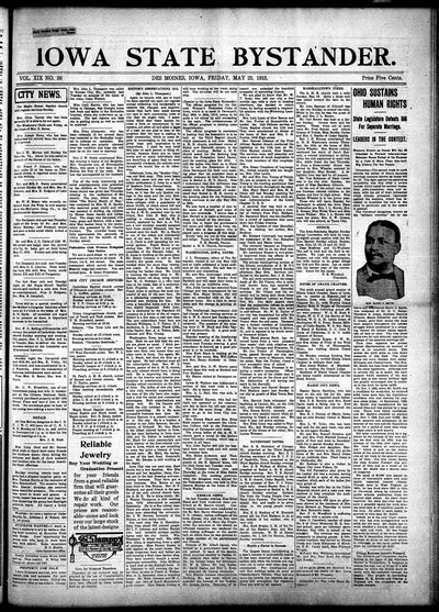 Iowa State Bystander, May 23, 1913
