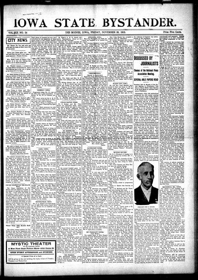 Iowa State Bystander, Nov 28, 1913