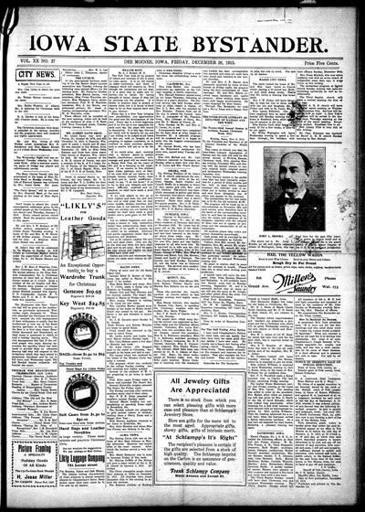 Iowa State Bystander, Dec 26, 1913