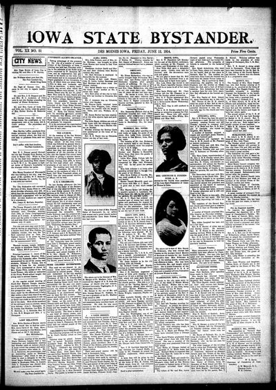Iowa State Bystander, Jun 12, 1914