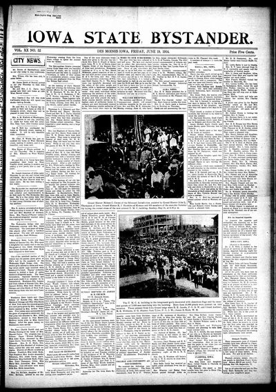 Iowa State Bystander, Jun 19, 1914