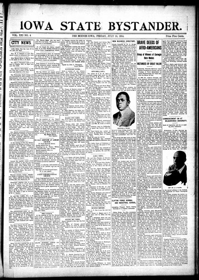 Iowa State Bystander, Jul 10, 1914