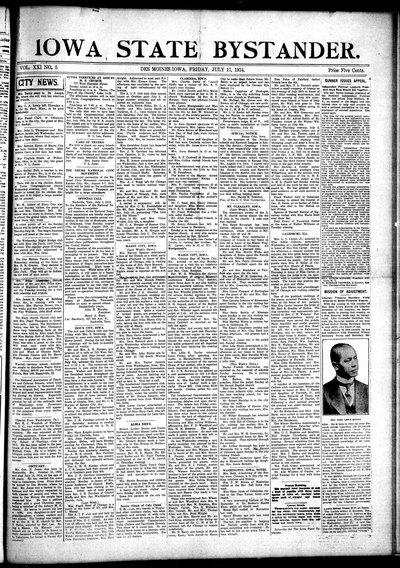 Iowa State Bystander, Jul 17, 1914