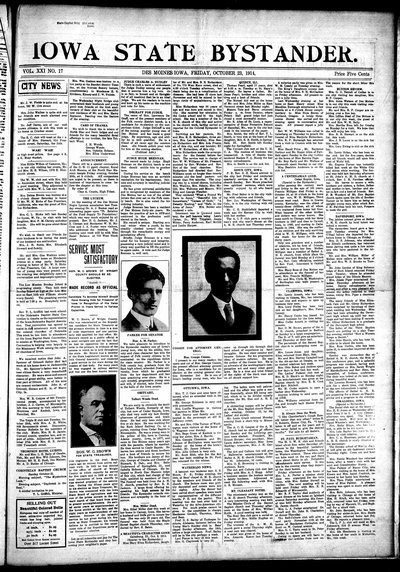 Iowa State Bystander, Oct 23, 1914