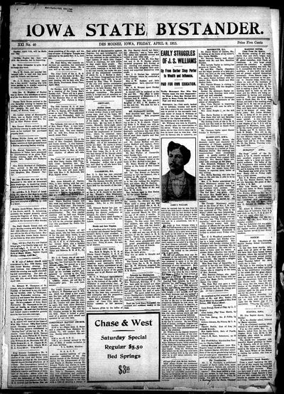 Iowa State Bystander, Apr 9, 1915
