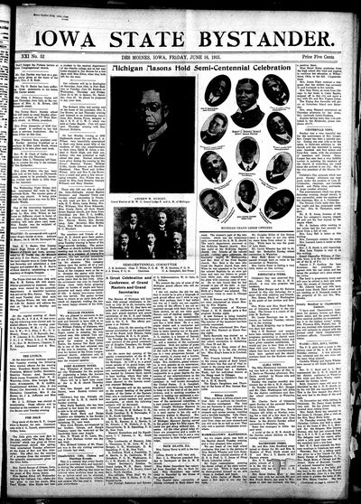 Iowa State Bystander, Jun 18, 1915