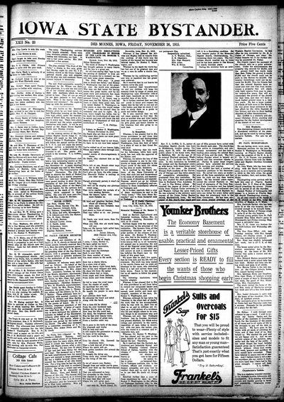 Iowa State Bystander, Nov 26, 1915