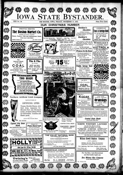 Iowa State Bystander, Dec 17, 1915