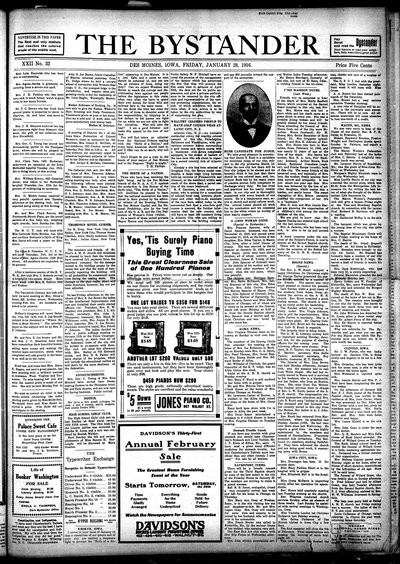 Iowa State Bystander, Jan 28, 1916