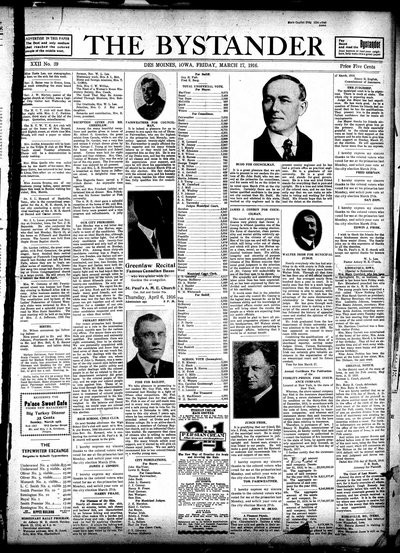 Iowa State Bystander, Mar 17, 1916