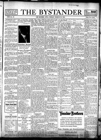 Iowa State Bystander, Mar 31, 1916
