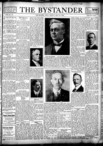 Iowa State Bystander, May 26, 1916