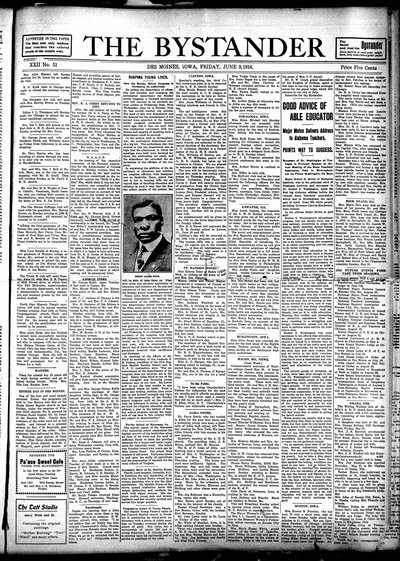 Iowa State Bystander, Jun 9, 1916